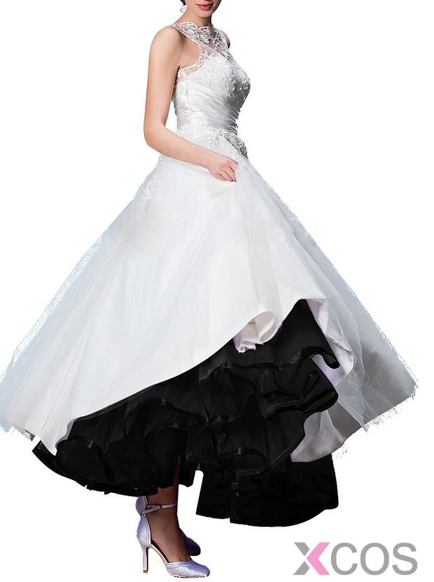 Womens Ankle Length Bridal Wedding Petticoats Formal Dress Slips