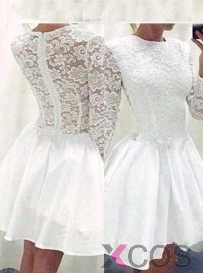 white short dresses for party