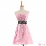 New Arrival A-line Sweetheart Short/Mini Satin Cocktail Dresses SADT100093