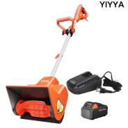 YIYYA Cordless 24V 4Ah Battery Powered Electric Snow Thrower