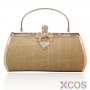 New Style Gold Makeup Bag Evening Handbag