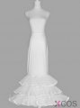 White A-line Slip Multi-tier Wedding Dress Petticoats