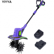 YIYYA 20V Cordless 48 Steel Tines Lawn and Garden Tillers