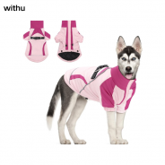Withu Dog Coat Windproof Winter Jacket with Harness