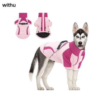 Withu Dog Coat Windproof Winter Jacket with Harness