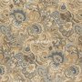 InMemory Gold Blue and Green Abstract Paisley Upholstery Fabric by The Yard