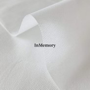 InMemory White Nonwoven 100% Polypropylene Fabric 42GSM 5Yards